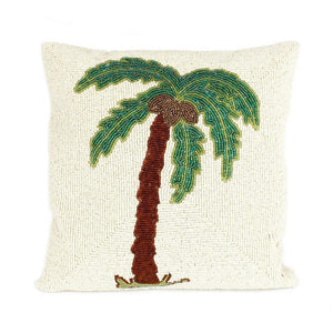 A-La Small beads cushion single palmtree - 1love2hugs3kisses Ibiza