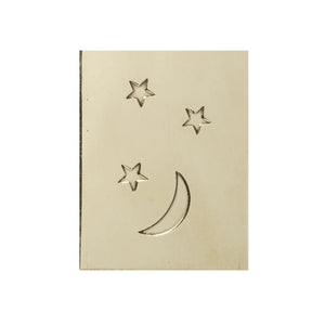 A-La Moon + Stars Matchbox Gold -1love2hugs3kisses Ibiza