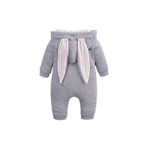 1love2hugs3kisses Baby Bunny Jumpsuit Grey - 1love2hugs3kisses Ibiza