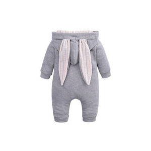 1love2hugs3kisses Baby Bunny Jumpsuit Grey - 1love2hugs3kisses Ibiza