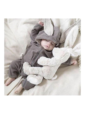 1love2hugs3kisses Baby Bunny Jumpsuit Grey - 1love2hugs3kisses Ibiza