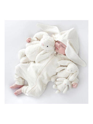 1love2hugs3kisses Baby Bunny Jumpsuit White - 1love2hugs3kisses Ibiza