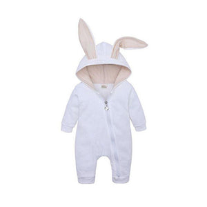 1love2hugs3kisses Baby Bunny Jumpsuit White - 1love2hugs3kisses Ibiza