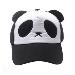 1love2hugs3kisses Baseball Cap Panda Black