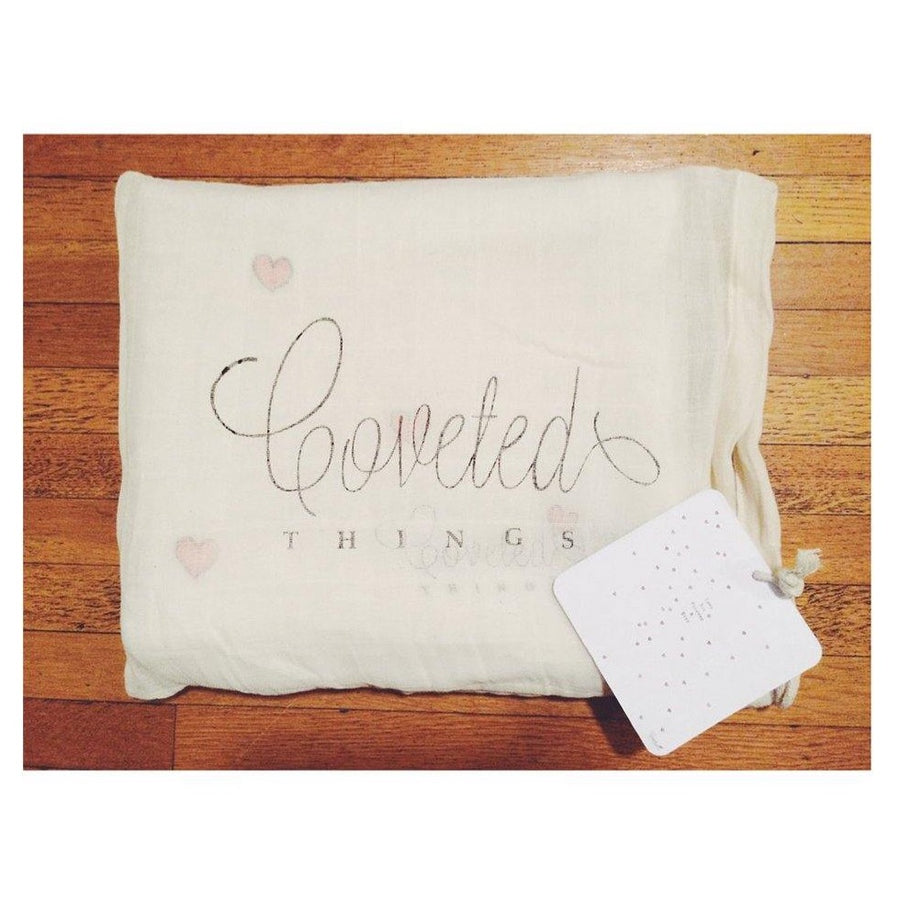 Coveted Things Love You Forever & Ever Organic Swaddle Scarf™ - 1love2hugs3kisses Ibiza