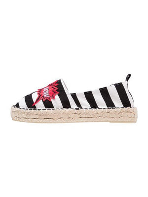 Colors Of California Espadrilles White black - 1love2hugs3kisses Ibiza