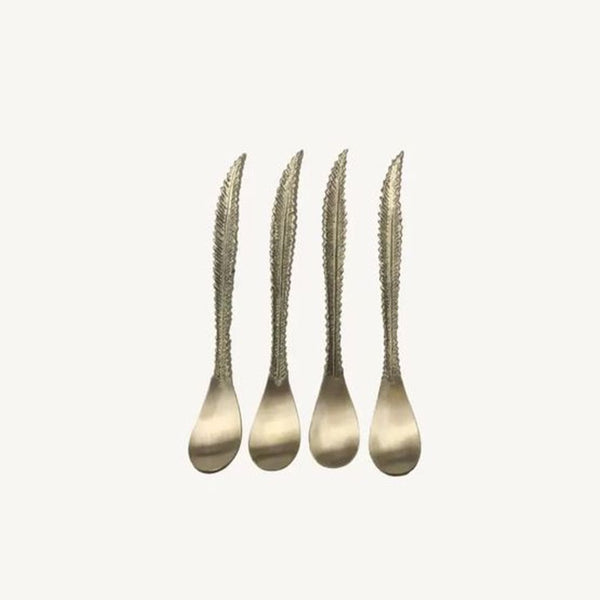 Doing Goods Stella Feather Tea Spoon Set of 4 - 1love2hugs3kisses Ibiza