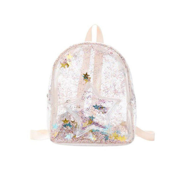 1love2hugs3kisses Glitter Star Backpack Pink - 1love2hugs3kisses Ibiza