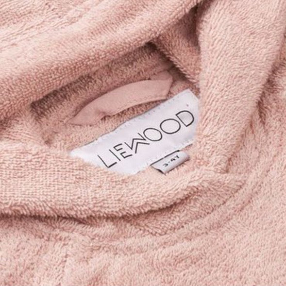 Liewood Ilja Bathrobe Poncho Mini Rabbit Rose - 1love2hugs3kisses Ibiza