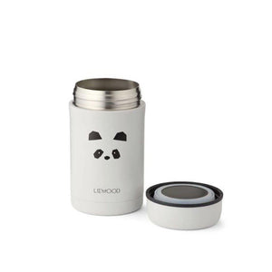 Liewood Bernard Food Jar Panda light grey - 1love2hugs3kisses ibiza