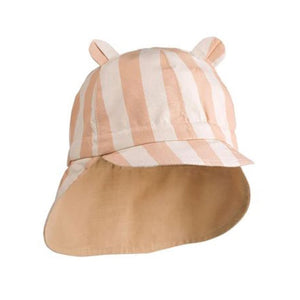 Liewood Gorm Reversible Sun Hat YD Stripe Pale Tuscany Sandy - 1love2hugs3kisses Ibiza