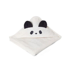 Liewood Augusta Hooded Towel Panda creme de la creme - 1love2hugs3kisses Ibiza
