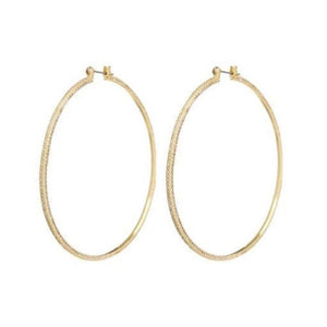 Luv Aj Triple Pave Hoops Gold - 1love2hugs3kisses Ibiza