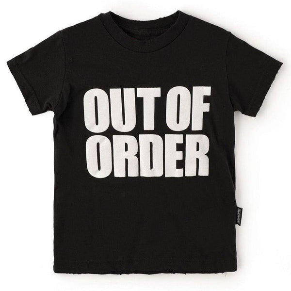 Nununu Out Of Order T-shirt black - 1love2hugs3kisses Ibiza