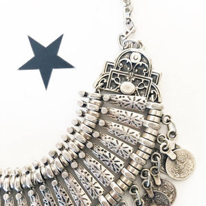 OneLove Coin necklaces Casablanca Silver - 1love2hugs3kisses Ibiza