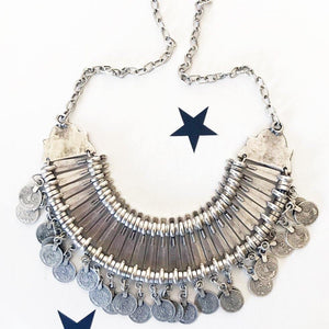 OneLove Coin necklaces Casablanca Silver - 1love2hugs3kisses Ibiza