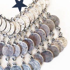 OneLove Coin necklaces Kenitra Silver - 1love2hugs3kisses Ibiza