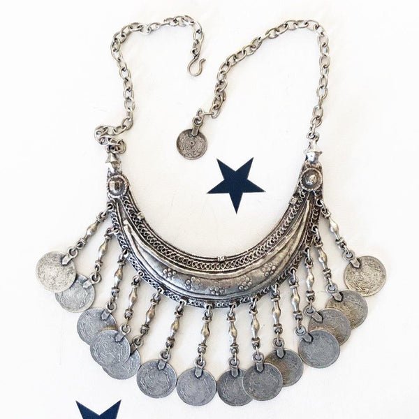 OneLove Coin necklaces Marrakech Silver - 1love2hugs3kisses Ibiza