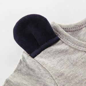1love2hugs3kisses Baby Onesie Panda Grey Creme - 1love2hugs3kisses Ibiza