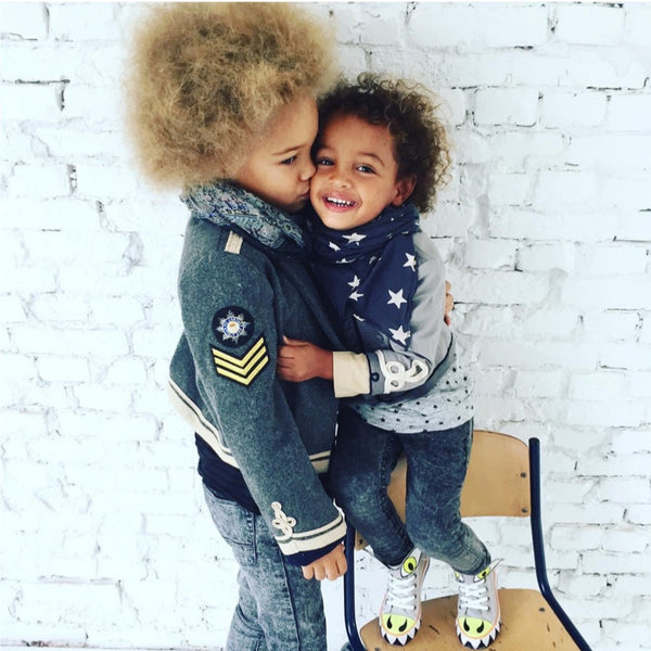Pre-loved Stella McCartney Kids Lee Vintage Military Wool Jacket Grey - Size 10 Years available at 1love2hugs3kisses ibiza