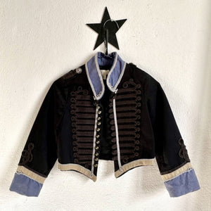 Pre-loved Stella McCartney Kids Willow Vintage Military Jacket Navy Blue size 6 years