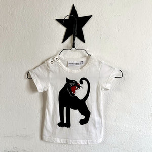Pre Loved Mini Rodini Black Panther T-shirt 6-9 Months