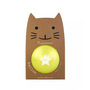 Ratatam Cat Glitter Ball Star Small Summer Yellow - 1love2hugs3kisses Ibiza 