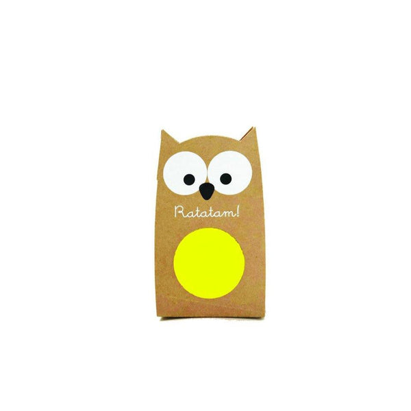 Ratatam Owl Bouncing Ball Yellow - 1love2hugs3kisses ibiza