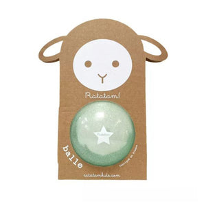 Ratatam Sheep Baby Ball Glitter Star Green - 1love2hugs3kisses Ibiza 