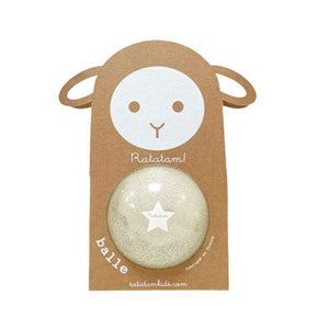 Ratatam Sheep Baby Ball Glitter Star Silver - 1love2hugs3kisses Ibiza