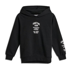 Sometime Soon Dimas Hoodie Black - 1love2hugs3kisses Ibiza