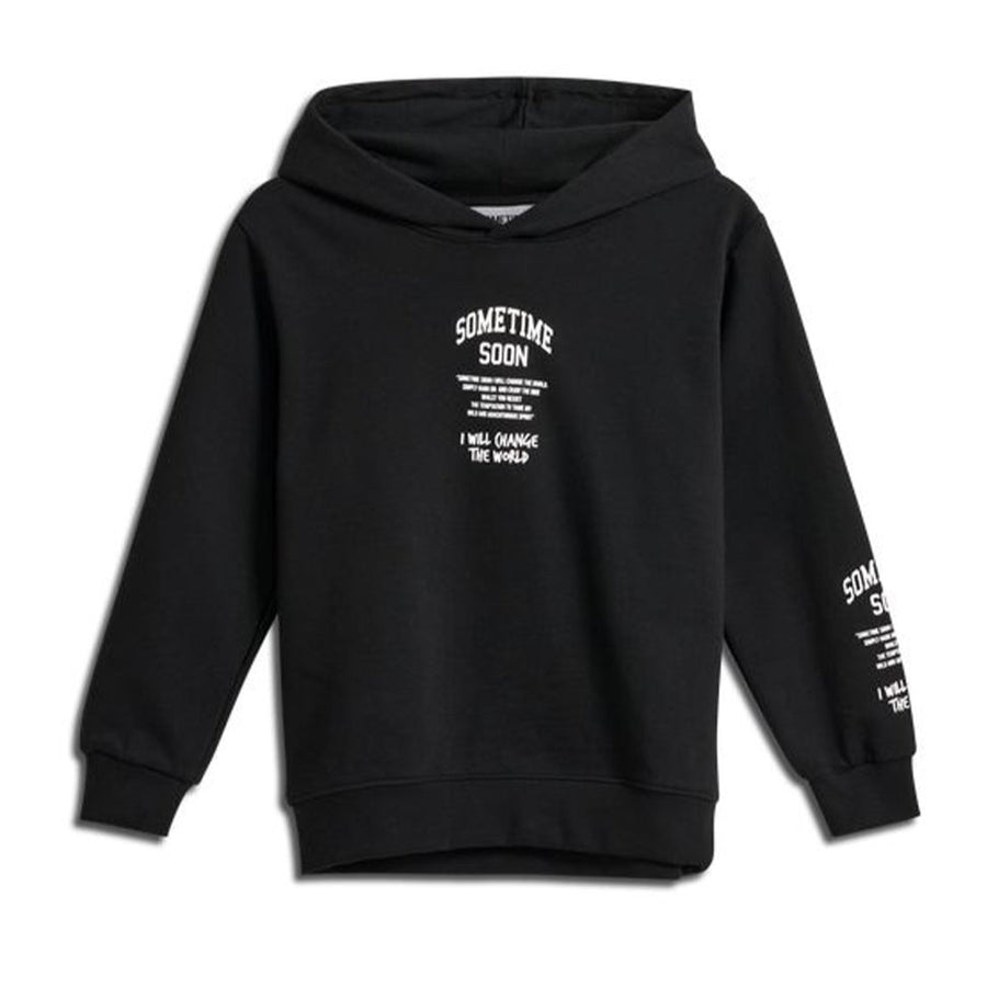 Sometime Soon Dimas Hoodie Black - 1love2hugs3kisses Ibiza