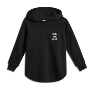 Sometime Soon Montery Hoodie Black - 1love2hugs3kisses Ibiza