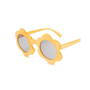 1love2hugs3kisses Flower Sunglasses Kids Yellow