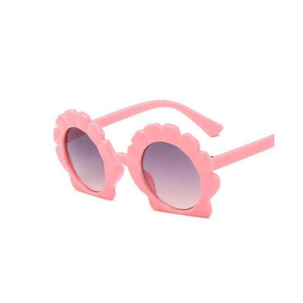 1love2hugs3kisses Shell Sunglasses Kids Flamingo Pink