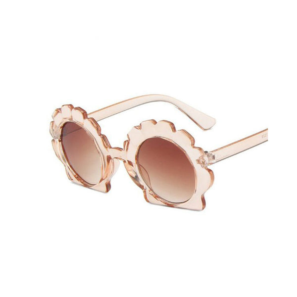 1love2hugs3kisses Shell Sunglasses Kids Transparant Pink