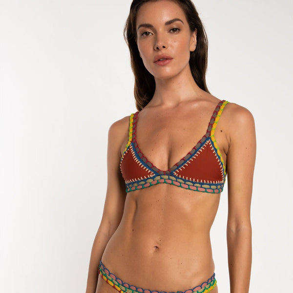 Silkana Tropical Top Terracota - 1love2hugs3kisses Ibiza