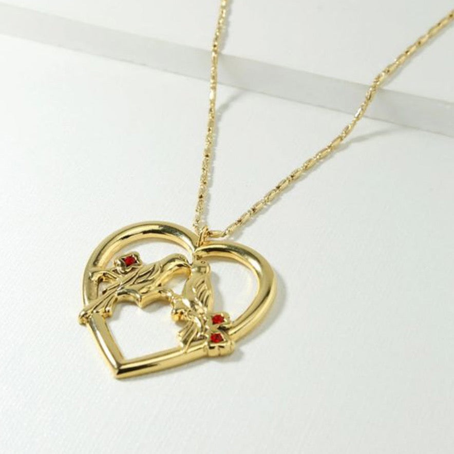 Vanessa Mooney The Lovebird Necklace Gold - 1love2hugs3kisses Ibiza