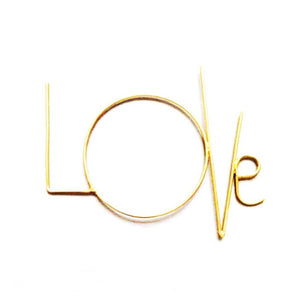 Zoé Rumeau Love Word Gold - 1love2hugs3kisses Ibiza