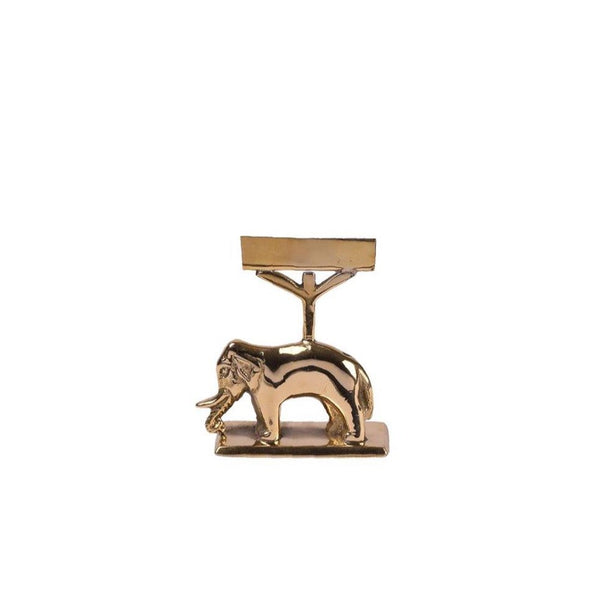 A-La Elephant Card holder gold - from 1love2hugs3kisses Ibiza