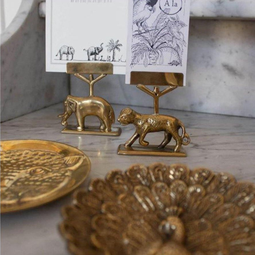 A-La Elephant Card holder gold - from 1love2hugs3kisses Ibiza