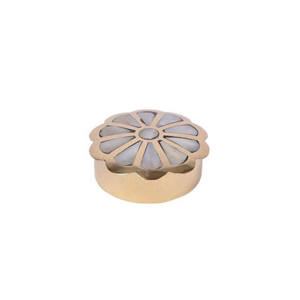 A-La Flower Ring + Teeth box Gold - from 1love2hugs3kisses Ibiza