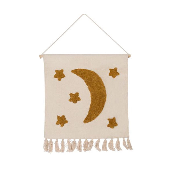 A-La Tufted Wall Decoration Moon and Stars - from  1love2hugs3kisses Ibiza 