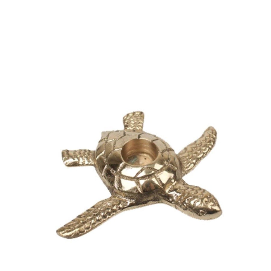 A-La Turtle Candle holder Gold - from 1love2hugs3kisses Ibiza