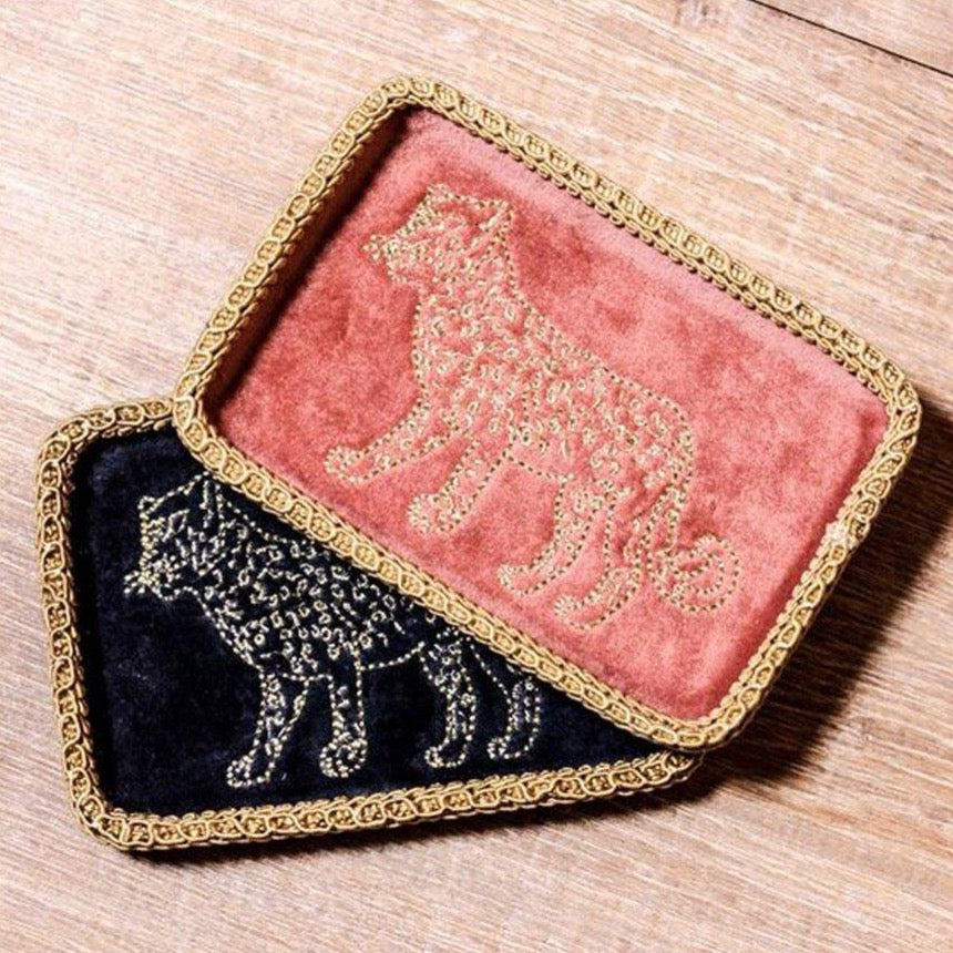 A-La Velvet Leopard Bowl Pink - from 1love2hugs3kisses ibiza