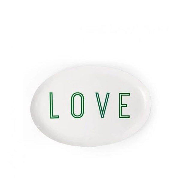 Anna + Nina Love Plate white - 1love2hugs3kisses Ibiza