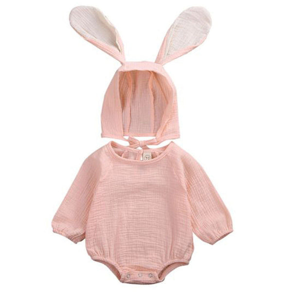 Baby Onesie Bunny Set Pink available at 1love2hugs3kisses ibiza