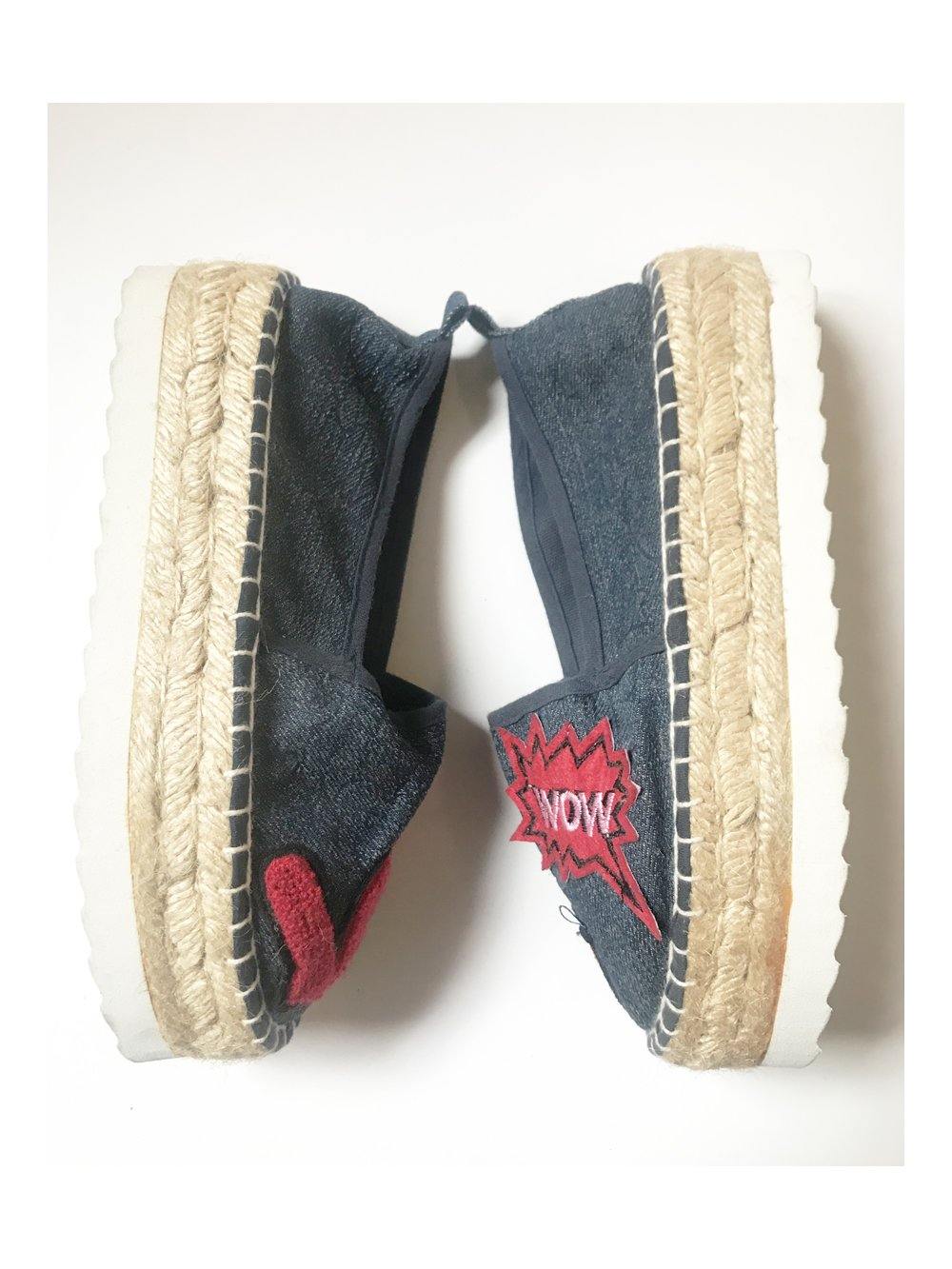 Colors Of California Espadrilles blue red - 1love2hugs3kisses Ibiza