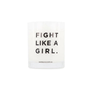 Damselfly Large Candle Fight Like A Girl available at 1love2hugs3kisses Ibiza