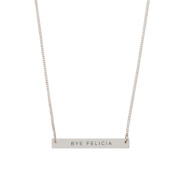Damselfly Silver Bar Pendant Bye Felicia available at 1love2hugs3kisses Ibiza